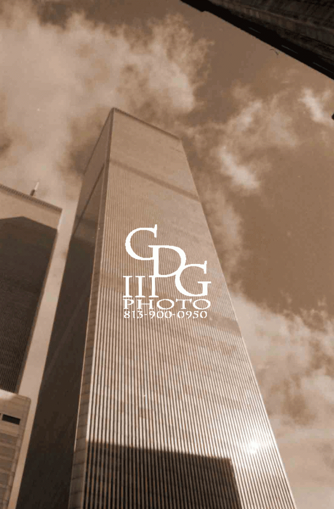 World Trade Center Twin Towers Watermarked